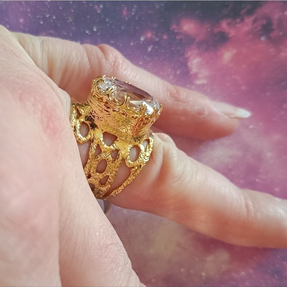 YAM 14K plated Silver Ring - Picture 2 of 16